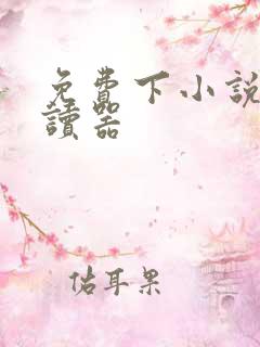 免费下小说的阅读器