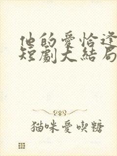 他的爱恰逢其时短剧大结局