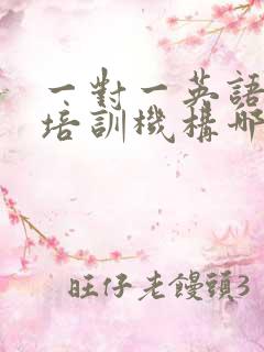 一对一英语口语培训机构哪个好