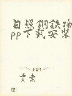 日照钢铁物流app下载安装最新版