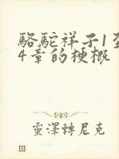 骆驼祥子1至24章的梗概