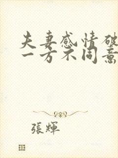 夫妻感情破裂,一方不同意离婚怎么办