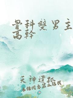 骨科双男主年下高干