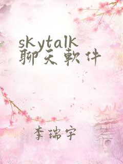 skytalk聊天软件