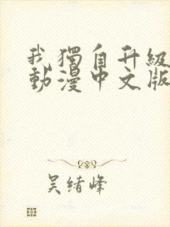 我独自升级高清动漫中文版