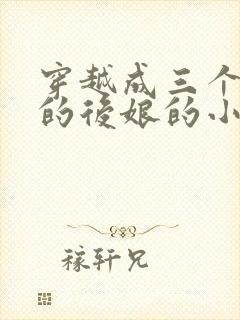 穿越成三个反派的后娘的小说