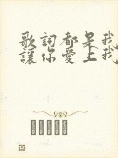 歌词都是我的错让你爱上我哪首歌