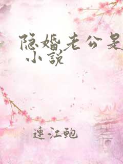 隐婚老公是大佬 小说