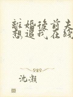 离婚后前夫总是想追我在线看小说