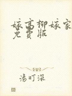 嫁高柳嫁家动漫免费版