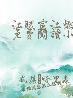 江赋宣江燃爷孙免费阅读小说