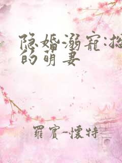 隐婚溺宠:总裁的萌妻