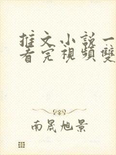 推文小说一口气看完视频双男主