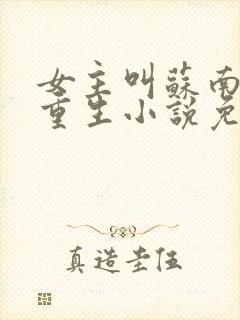 女主叫苏南清的重生小说免费阅读