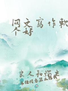 网文写作软件哪个好