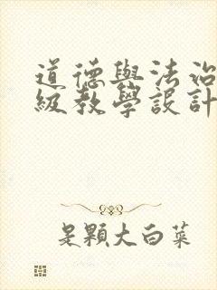 道德与法治九年级教学设计