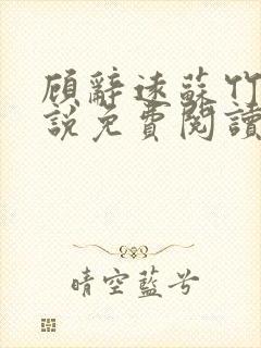 顾辞远苏竹清小说免费阅读最新章节