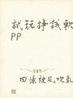 试玩挣钱软件app