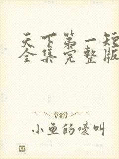 天下第一短剧版全集完整版在线观看