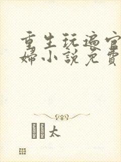 重生玩遍官场贵妇小说免费阅读