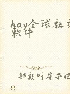 hay全球社交软件