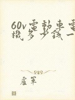 60v电动车电机多少钱一个