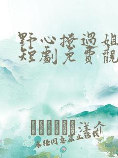 野心撩过姐姐心短剧免费观看全集