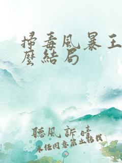 扫毒风暴王林什么结局