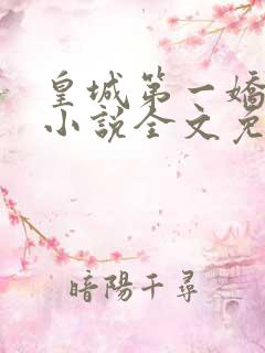 皇城第一娇凤轻小说全文免费阅读
