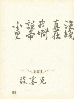 小说我真没想当皇帝啊在线阅读