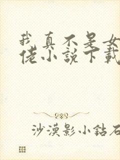 我真不是女装大佬小说下载