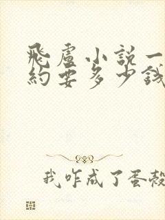 飞卢小说一章大约要多少钱