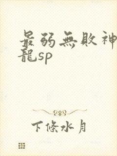 最弱无败神装机龙sp
