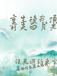 重生后我顶替了前夫白月光下载