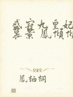 盛宠九皇妃轩辕慕景 凤倾倾