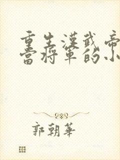 重生汉武帝时期当将军的小说