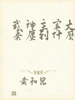 武神主宰大结局秦尘到什么境界了