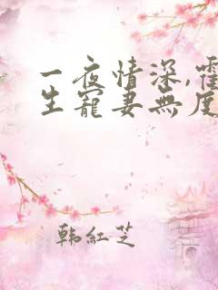 一夜情深,霍先生宠妻无度全书