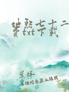 地煞七十二变免费txt下载