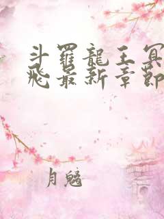 斗罗龙王冥帝三飞最新章节更新内容