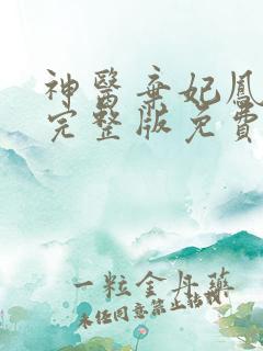 神医弃妃凤轻尘完整版免费阅读