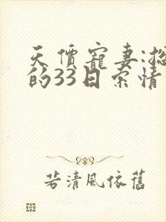 天价宠妻:总裁的33日索情小说免费阅读