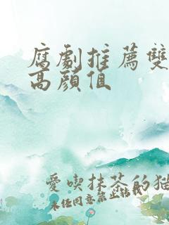 腐剧推荐双男主高颜值