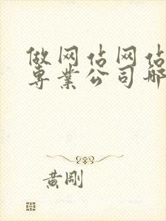 做网站网站建设专业公司哪家好