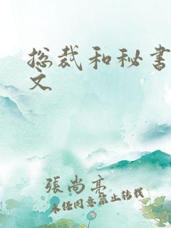 总裁和秘书po文