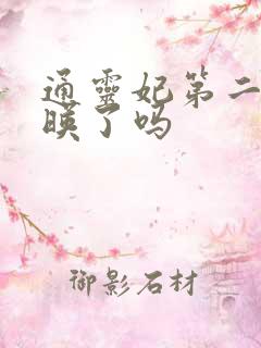 通灵妃第二季上映了吗