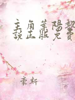 主角叶阳黎洁小说正版免费阅读