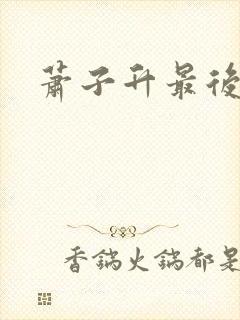 萧子升最后结局