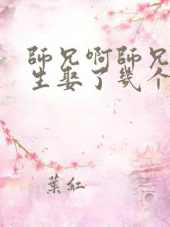 师兄啊师兄李长生娶了几个