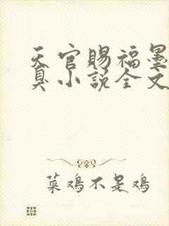 天官赐福墨香铜臭小说全文在线阅读